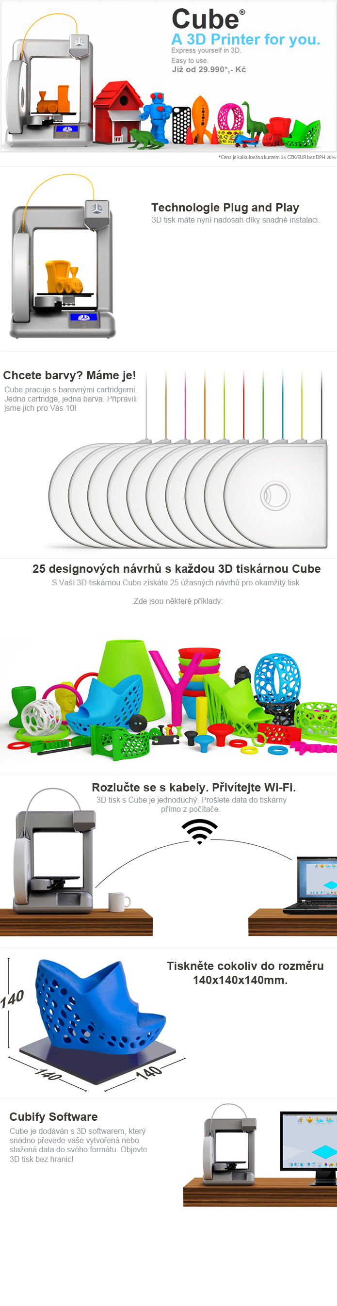 3D tiskárna Cube